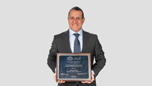 Anton Sculean receives top award from International Association for Dental Research