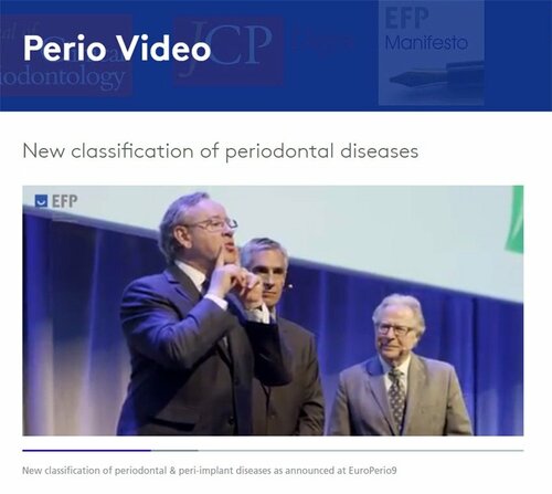 EFP releases video on new classification of periodontal and peri-implant diseases