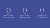 Logos for the three EFP society awards