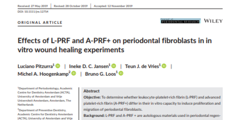 EFP postgraduate research prizes go to studies of fibrin, bone regeneration, peri-implant mucositis, and connective-tissue grafts