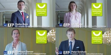 National society presidents and EFP delegates support European Day of Periodontology in promotional videos