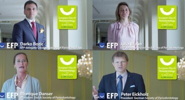 National society presidents and EFP delegates support European Day of Periodontology in promotional videos