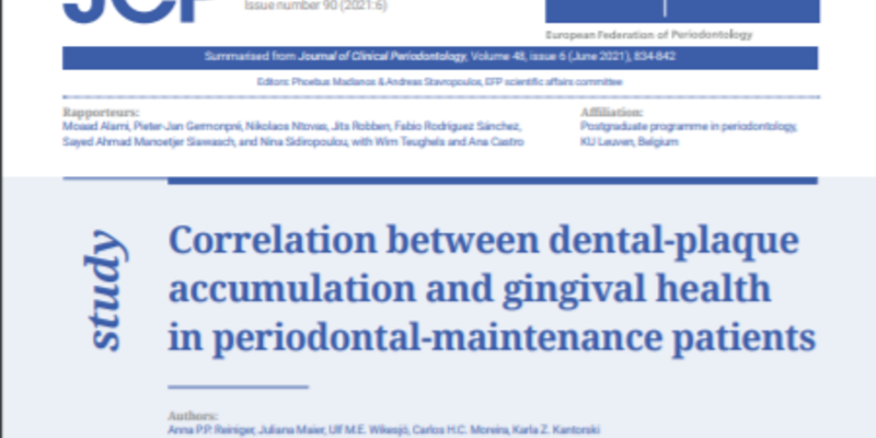 Longer personal oral hygiene intervals ‘compromise gingival health’