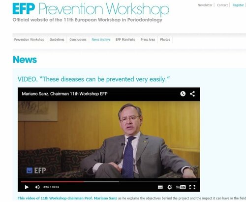 EFP’s new Prevention Workshop website offers video presentations from Sanz and Tonetti