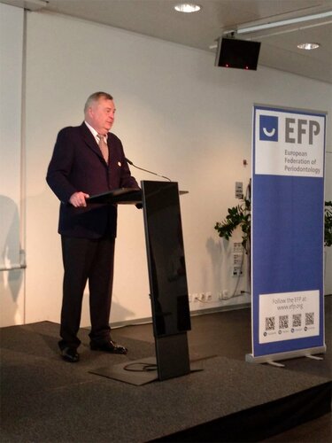Michel Brecx receives EFP award for distinguished service