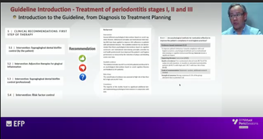 Mariano Sanz answers questions on EFP clinical practice guideline