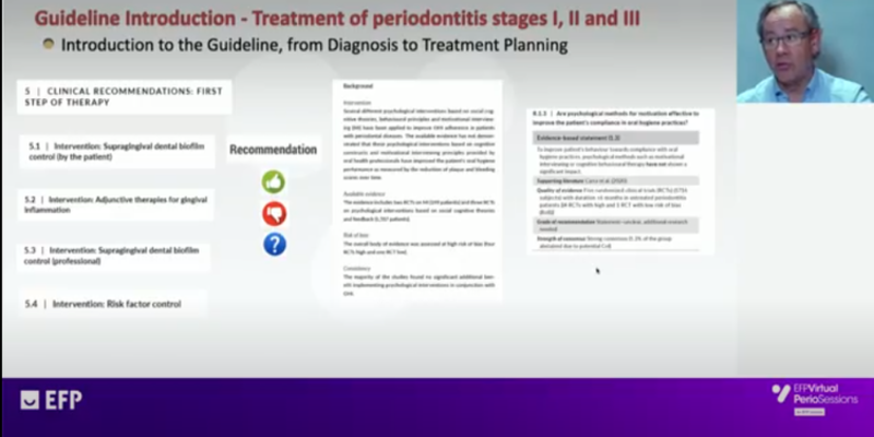 Mariano Sanz answers questions on EFP clinical practice guideline