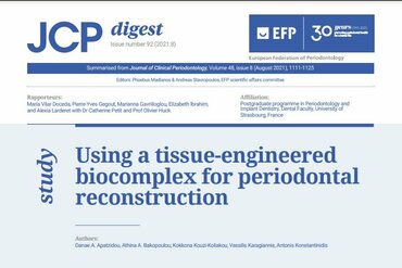 Tissue-engineered biocomplex shows promise in periodontal reconstruction