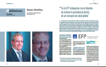 Spanish and Portuguese dental magazine interviews EFP president Xavier Struillou