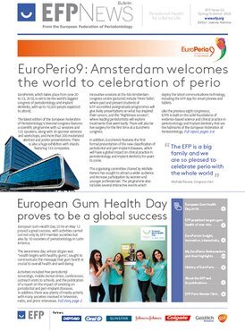 EFP News bulletin focuses on EuroPerio9 and success of European Gum Health Day