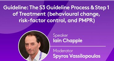 Iain Chapple explores Guideline Step 1 in next EFP Perio Sessions webinar