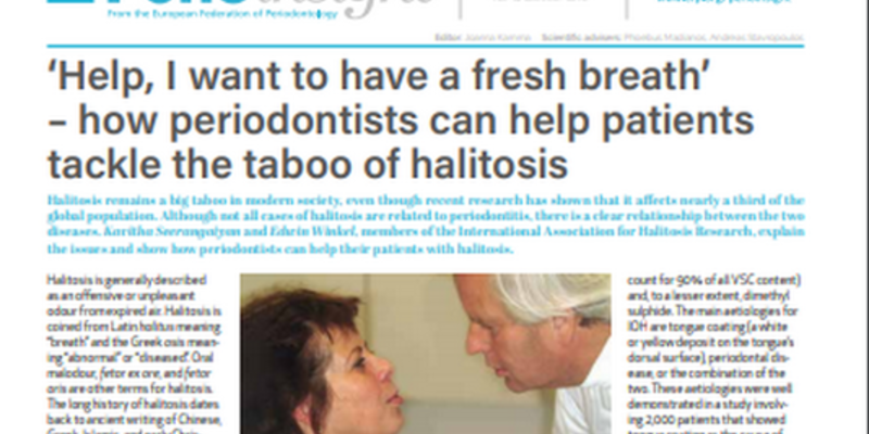 Perio Insight explores challenge of the `taboo' topic of halitosis