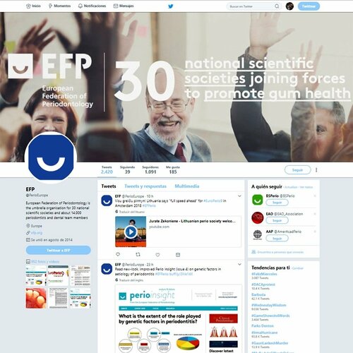 The EFP’s Twitter page grows in reach and popularity