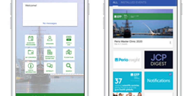 EFP congress app will benefit participants at Perio Master Clinic 2020