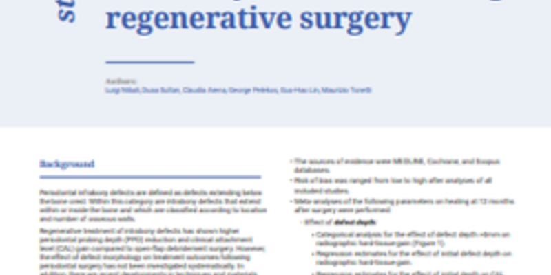 Defect morphology ‘can help predict outcomes following regenerative surgery’