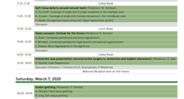 Registration for Perio Master Clinic 2020 opens on August 12