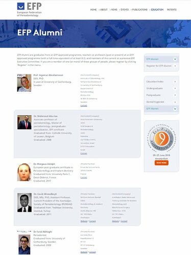 More than 130 people have already registered for EFP Alumni
