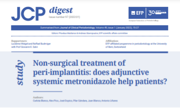 Adjunctive systemic metronidazole is beneficial in treating peri-implantitis – JCP Digest