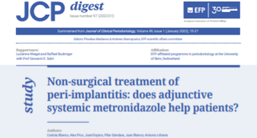 Adjunctive systemic metronidazole is beneficial in treating peri-implantitis – JCP Digest