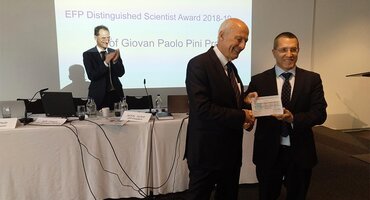 EFP gives distinguished-scientist award to Giovan Paolo Pini Prato
