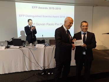 EFP gives distinguished-scientist award to Giovan Paolo Pini Prato