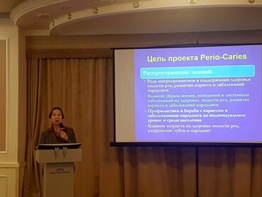 Ukrainian perio society presents Perio & Caries project at national congress