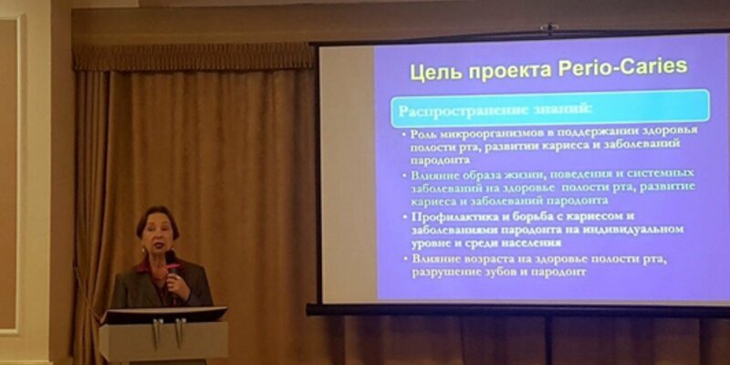 Ukrainian perio society presents Perio & Caries project at national congress