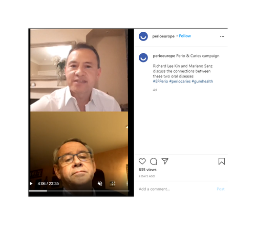 How to prevent and treat dental caries and periodontitis: Mariano Sanz on the Perio & Caries campaign