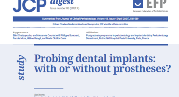 ‘Presence of prosthesis may lead to underestimating probing depth’