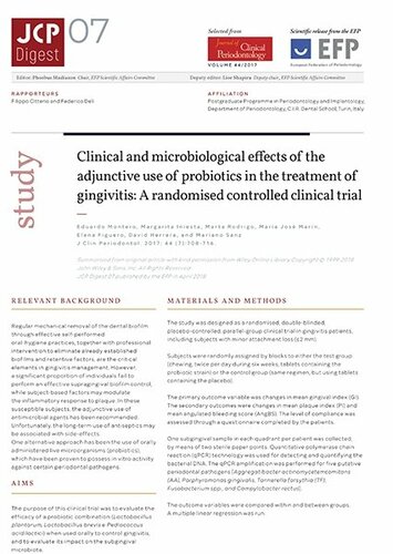 JCP Digest: Clinical trial shows probiotics can reduce inflammation in gingivitis patients