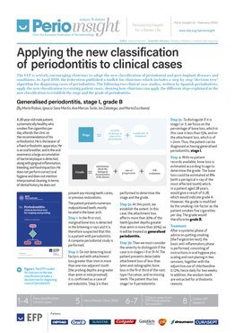 Case studies using new classification - focus of latest Perio Insight
