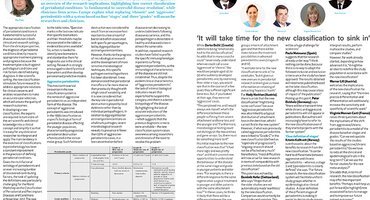 Clinicians highlight impact of new classification on research