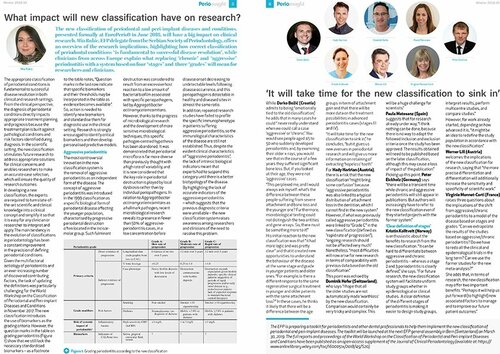 Clinicians highlight impact of new classification on research