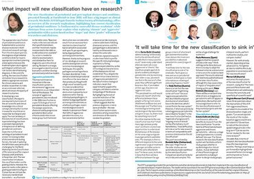 Clinicians highlight impact of new classification on research
