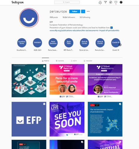 EFP now reaches more than 10,000 people via Instagram