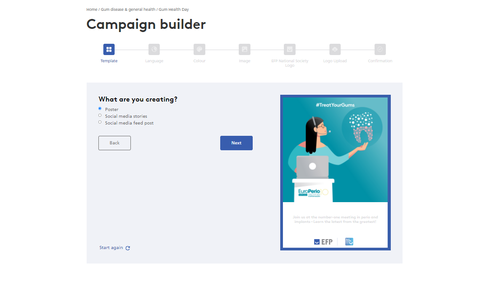 Build your own ‘Treat your gums’ campaign for Gum Health Day 2022 – the EFP’s innovative approach to raising health awareness