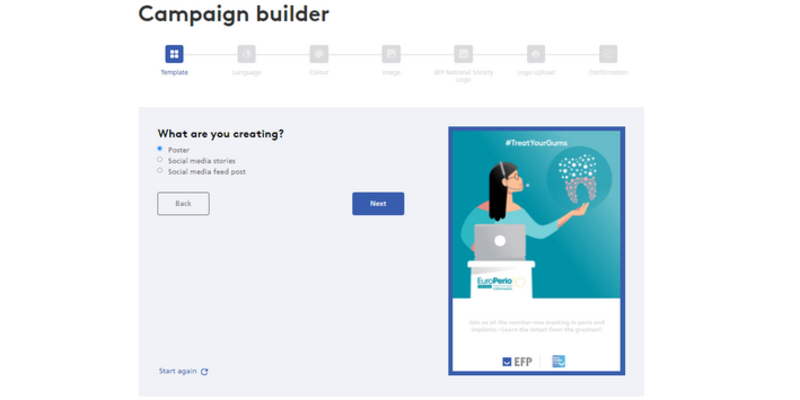 Build your own ‘Treat your gums’ campaign for Gum Health Day 2022 – the EFP’s innovative approach to raising health awareness