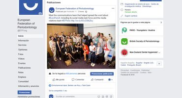 EuroPerio9 gives boost to usage of EFP social media