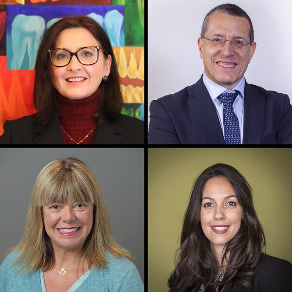 4 speakers in session on mucogingival surgery at Perio Master Clinic 2023