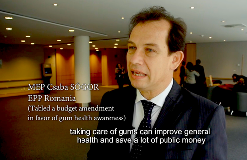MEPs support perio in ‘Gum Health Matters’ video