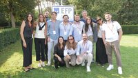 staff and students at symposium