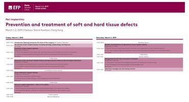 Perio Master Clinic 2019 in Hong Kong is fully booked