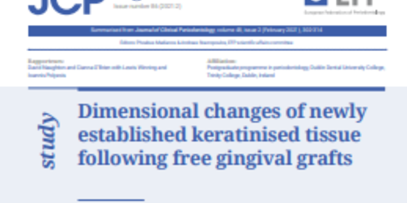 Free gingival grafts ‘may shrink more around implants than teeth’