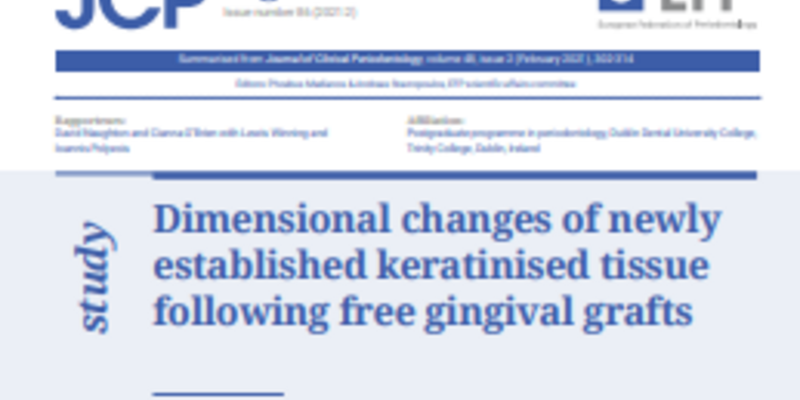 Free gingival grafts ‘may shrink more around implants than teeth’