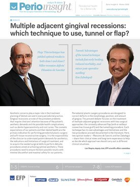 Latest issue of Perio Insight puts spotlight on tunnel or flap technique to treat multiple adjacent gingival recessions