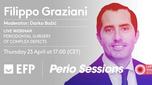 Filippo Graziani’s EFP Perio Sessions live webinar was viewed in 84 countries