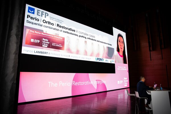 Photo of Perio Master Clinic 2026 presentation