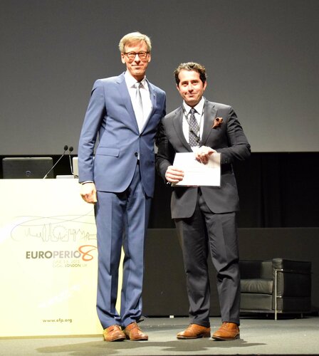 Filippo Graziani receives EFP Clinical Research Prize at EuroPerio8