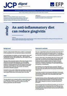An anti-inflammatory diet can ‘reduce gingivitis’
