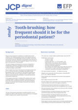 Tooth-brushing: how frequent should it be for the periodontal patient?